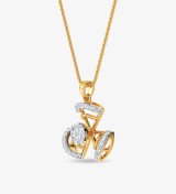Diamond Ed Pendant Yellow Gold / 14KT Diamond Ed Pendant Yellow Gold / 14KT