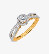 Erina Solitaire Ring Kisna White Gold Ring Erina Solitaire Ring Kisna White Gold Ring