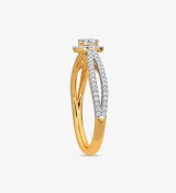 Erina Solitaire Ring Kisna White Gold Ring Erina Solitaire Ring Kisna White Gold Ring