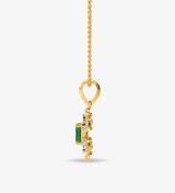 Esra Floral Diamond Pendant Set White Gold Esra Floral Diamond Pendant Set White Gold
