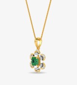 Esra Floral Diamond Pendant Set White Gold Esra Floral Diamond Pendant Set White Gold
