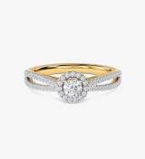 Erina Solitaire Ring Kisna White Gold Ring Erina Solitaire Ring Kisna White Gold Ring
