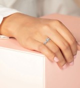 Erina Solitaire Ring Kisna White Gold Ring Erina Solitaire Ring Kisna White Gold Ring