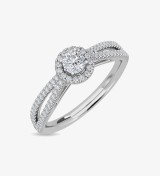 Erina Solitaire Ring Kisna White Gold Ring Erina Solitaire Ring Kisna White Gold Ring