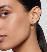 Diamond Yellow Gold 22kt Dangle Earring Diamond Yellow Gold 22kt Dangle Earring