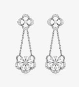Diamond Yellow Gold 22kt Dangle Earring Diamond Yellow Gold 22kt Dangle Earring
