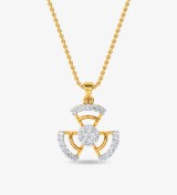Diamond Ed Pendant Yellow Gold / 14KT Diamond Ed Pendant Yellow Gold / 14KT