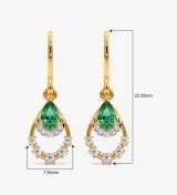 Verdant Splendour Diamond Dangle Earrings Verdant Splendour Diamond Dangle Earrings