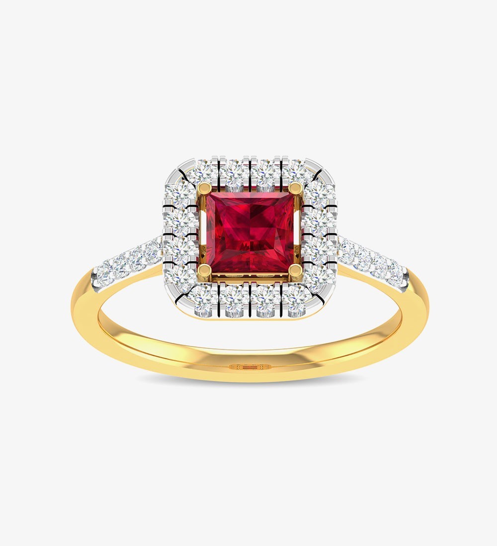 Featured New Bahaar Yellow Gold Ring