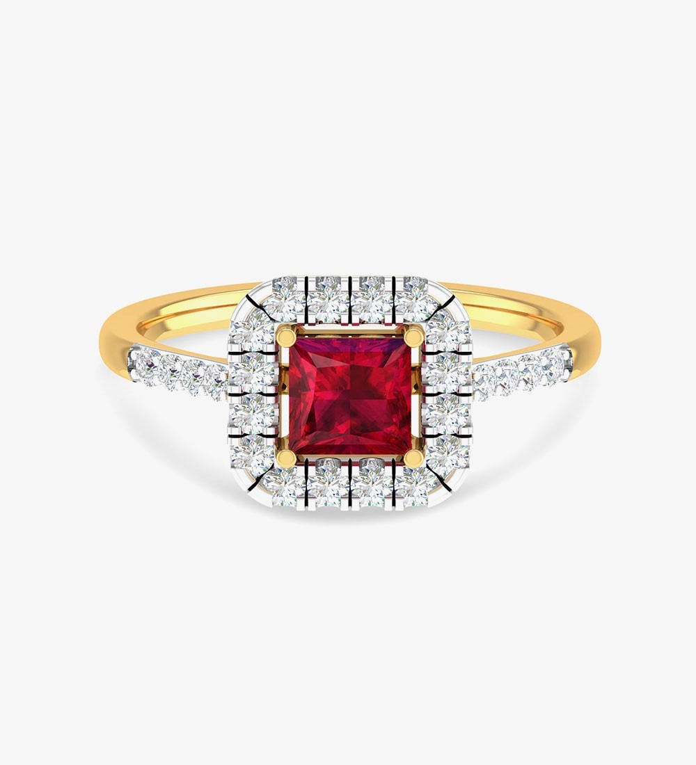 Featured New Bahaar Yellow Gold Ring