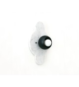Marble Clover and Opal Bulb Wall Sconce